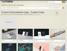 Tablet Screenshot of cardnerd.com